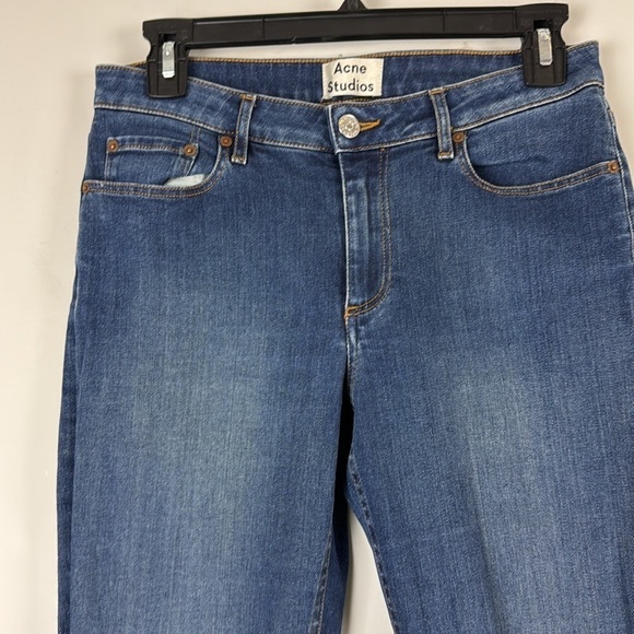 Acne Studios Skin 5 Marilyn Skinny Jeans in Blue Medium Wash - Picture 3 of 10